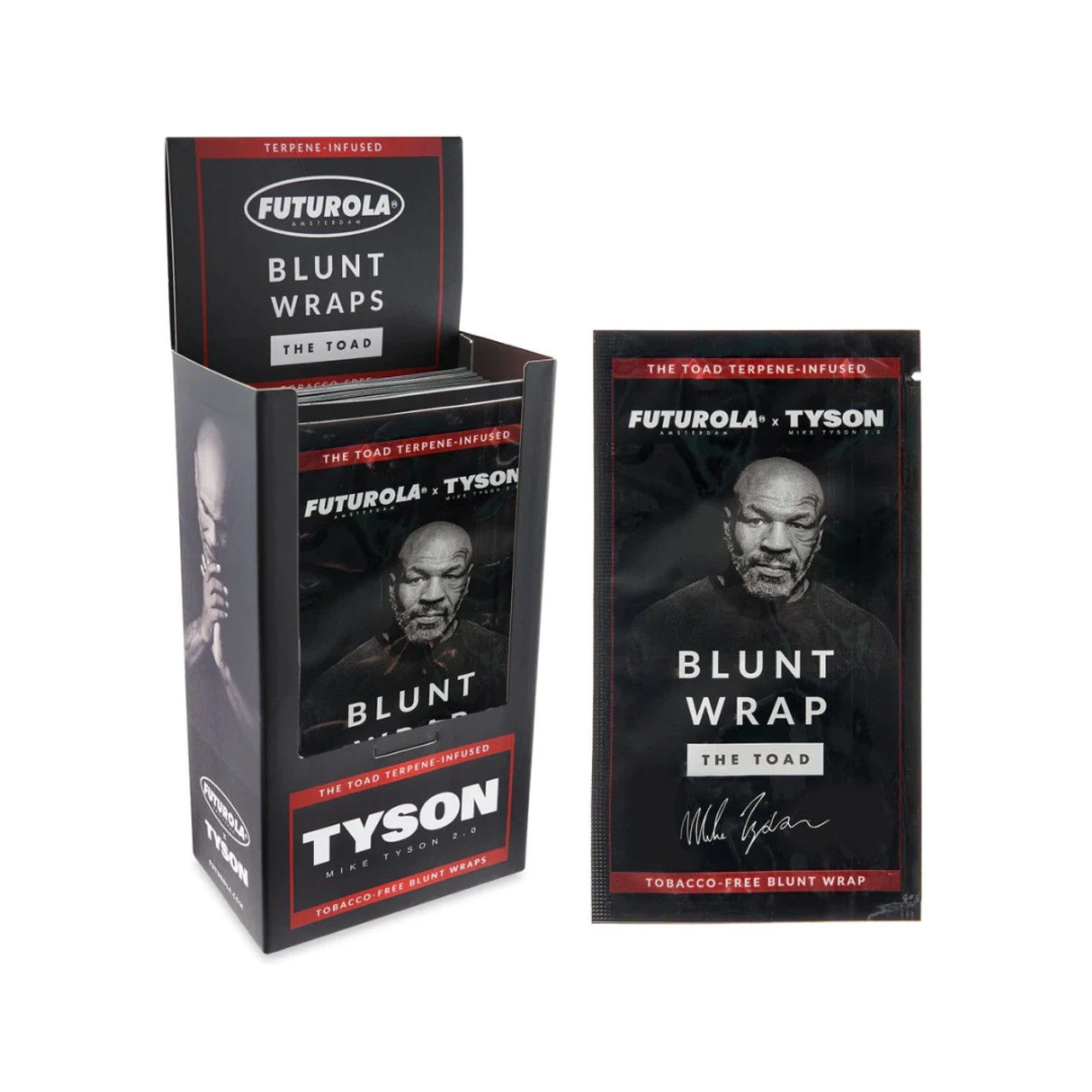 TYSON 2.0 X FUTUROLA TOBACCO-FREE BLUNT WRAPS 25CT