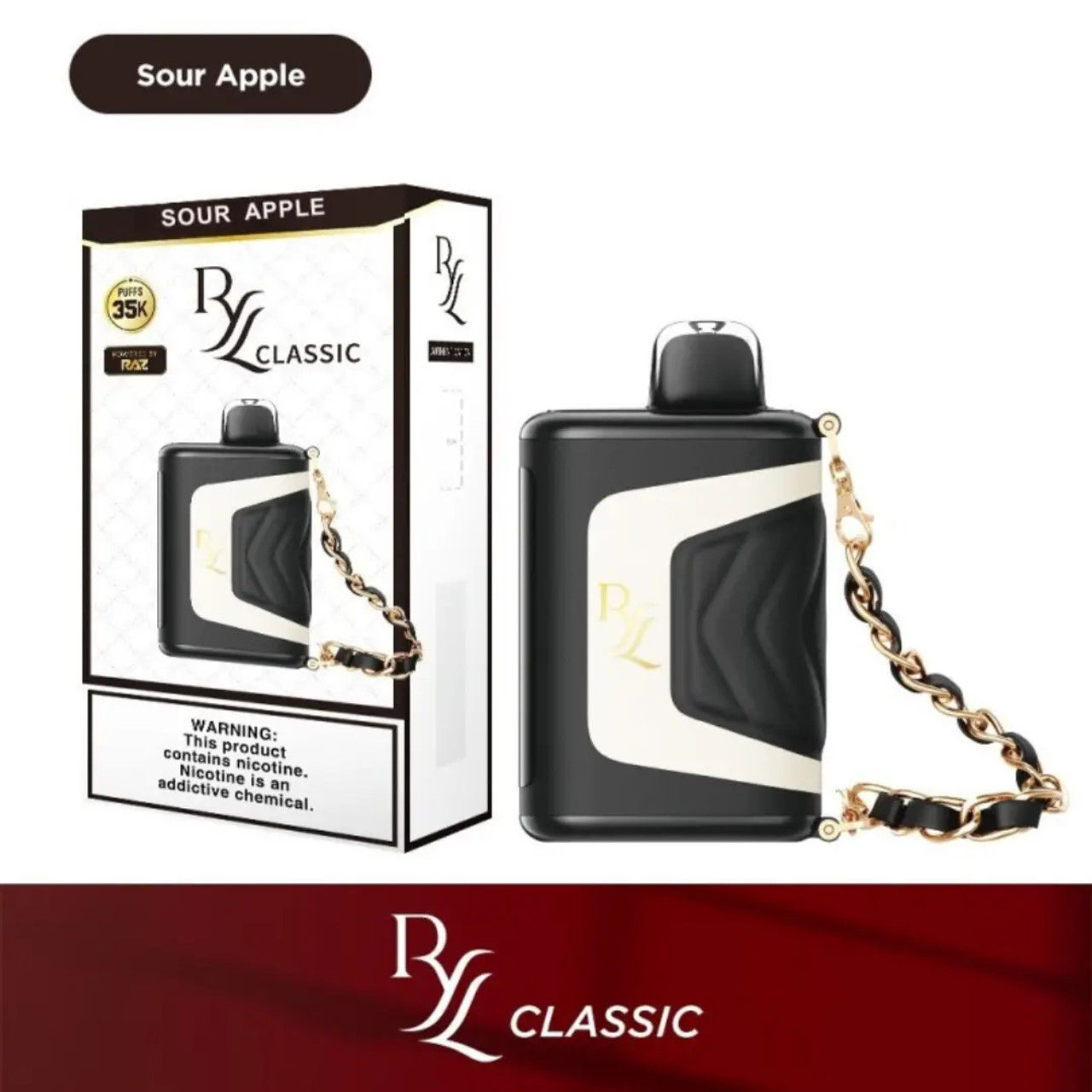 RYL CLASSIC 35K DISPOSABLE VAPE | 35000 PUFFS | 5% NICOTINE | DISPLAY OF 5