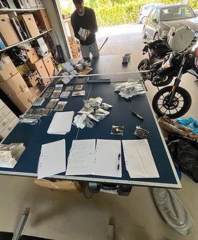 Gabriel Ungesson arbetandes med Wall-it