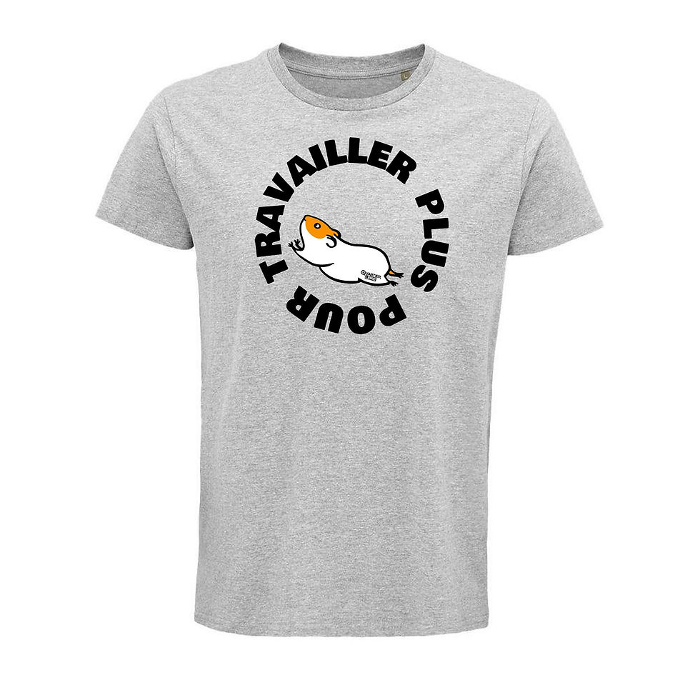 Miniatura: T-Shirt Quartier Travailler plus (plusieurs couleurs au choix)