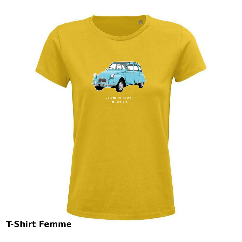 Miniatúra: T-Shirt Je suis un Gueux voiture (kaki, noir, blanc ou jaune)
