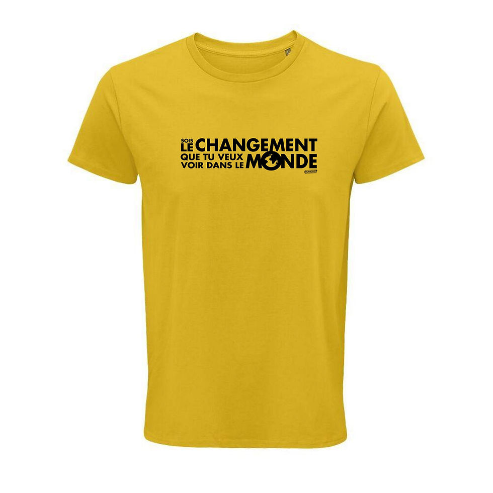 Miniatura: T-Shirt OFQM Sois le changement (plusieurs couleurs au choix)