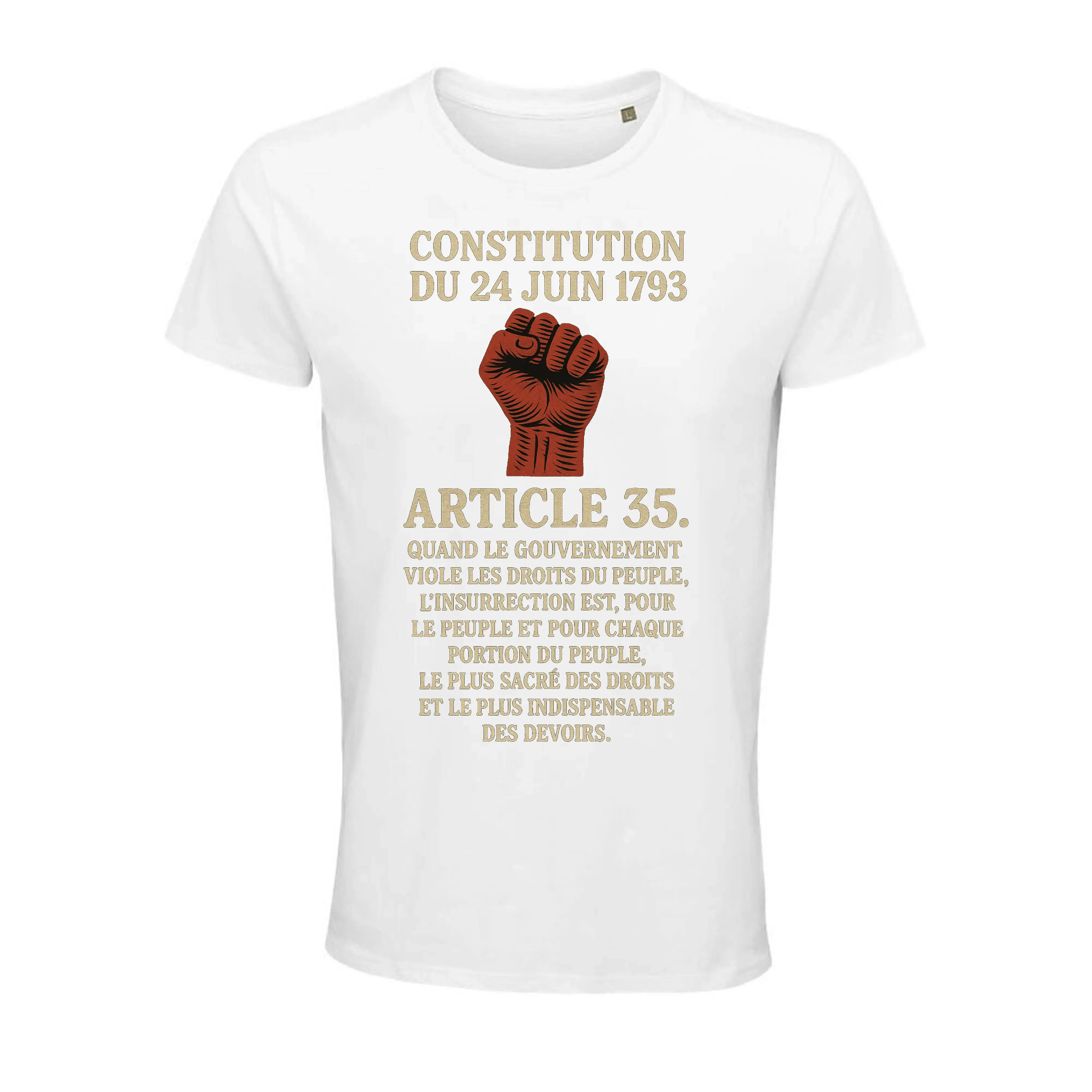 T-shirt Article 35 (blanc)