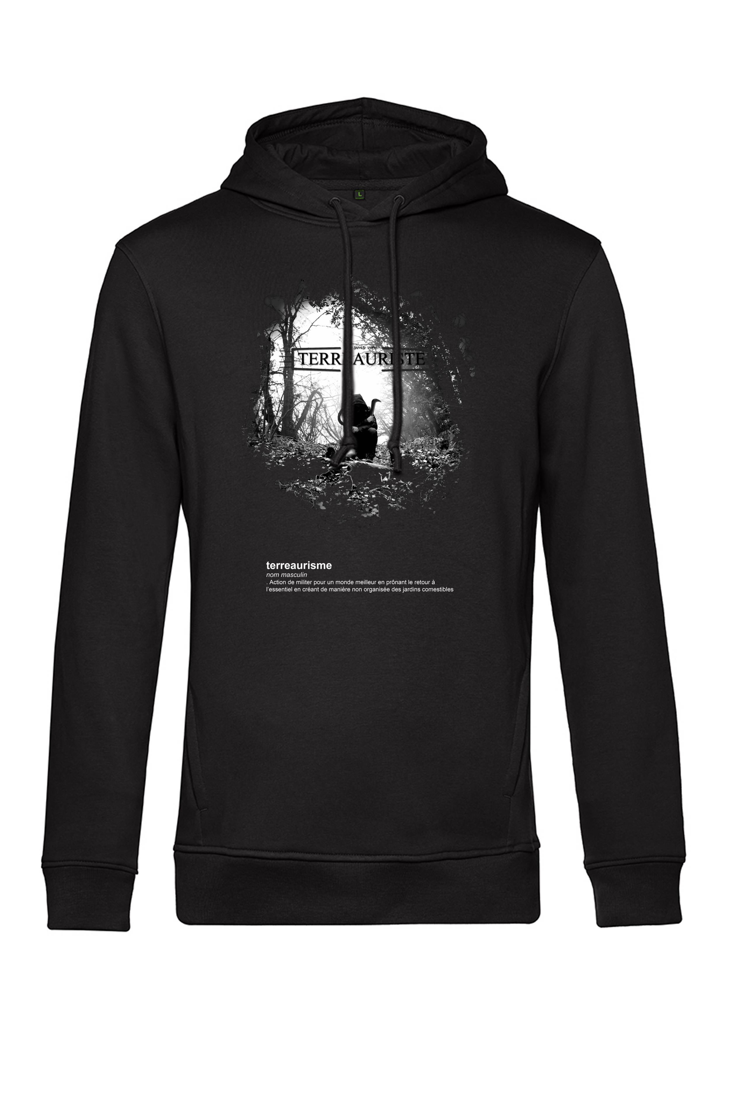 Sweat à capuche Terreauriste