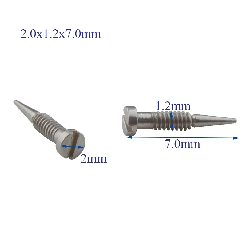 Thumbnail: 200pcs Glasses Spring Hinge Screws Eyewear Optical Eyeglasses Screw Accessories