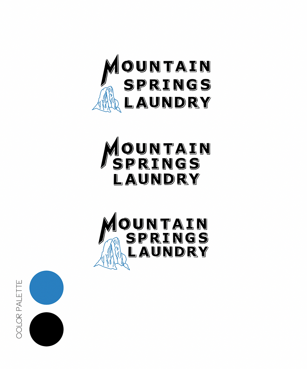 Mountain Springs Laundry V1 Logos