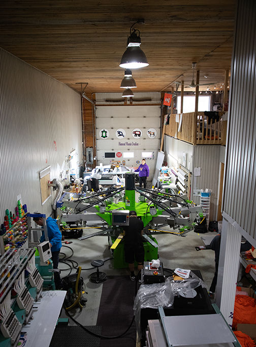 Overhead shot of Diamond Phoenix Creations shop