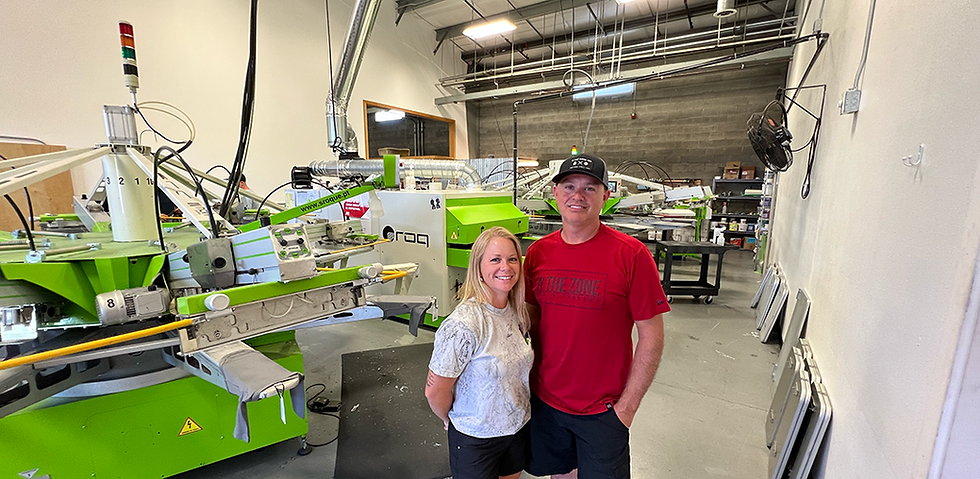 Josh Love and Deanna Smith of N The Zone Ink in Bend, Oregon