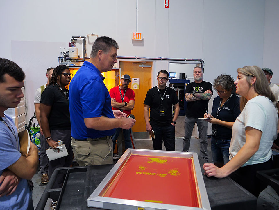 Saati giving a screen demonstration in the ROQ US Tech Center