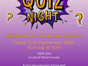 Desertmartin Parish Quiz 2024