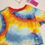 Miniatura: T-shirt Cropped tie dye Amarela