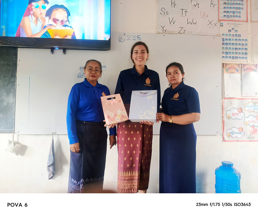 Last Day of School (KPop Demon Hunters on the TV when some teachers gave me a going away gift)