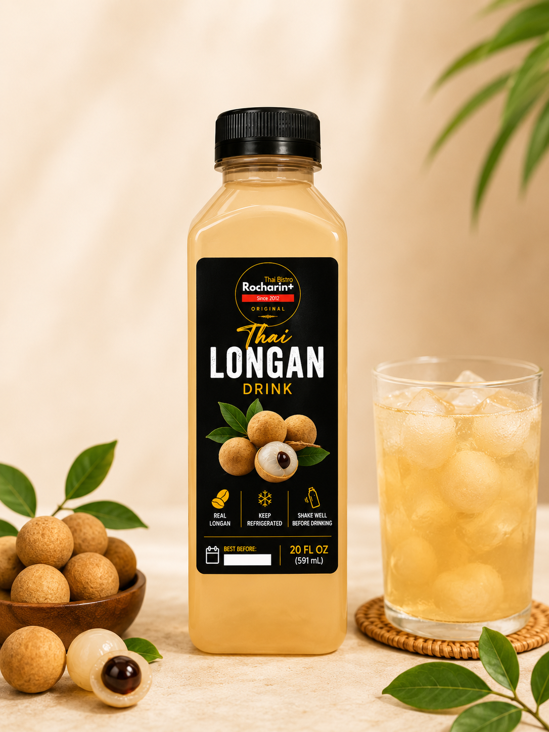 Original Thai Longan Drink Bottle (20 oz)