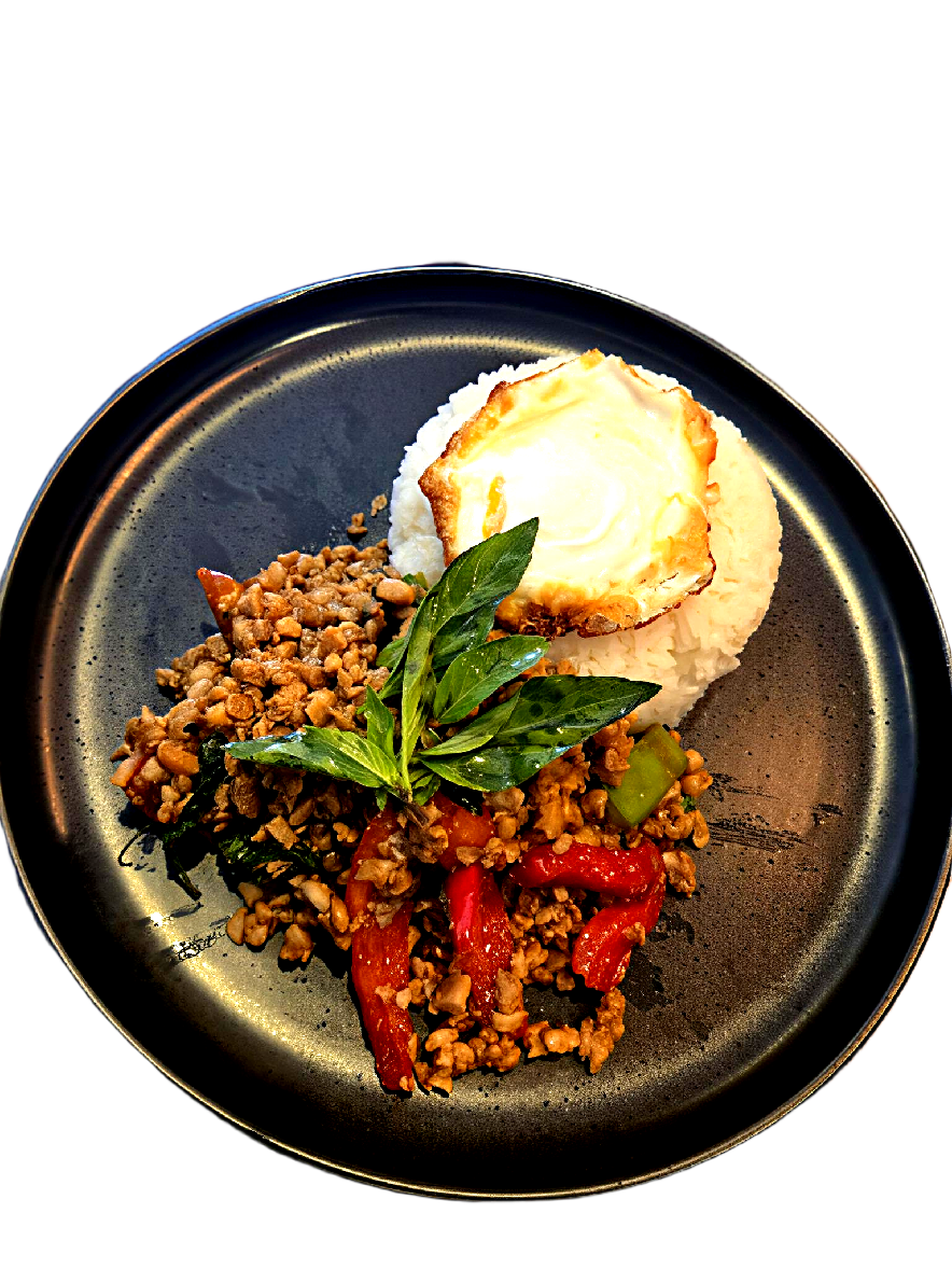 Kra Prow Kai with Fried Egg