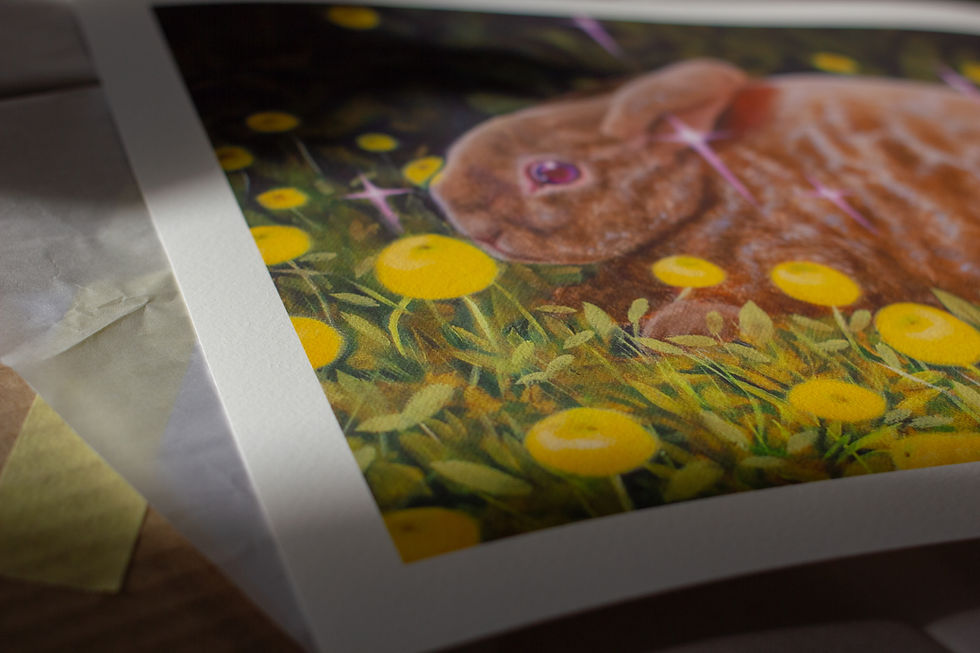 Thumbnail: 'HomeBunny' A4 print