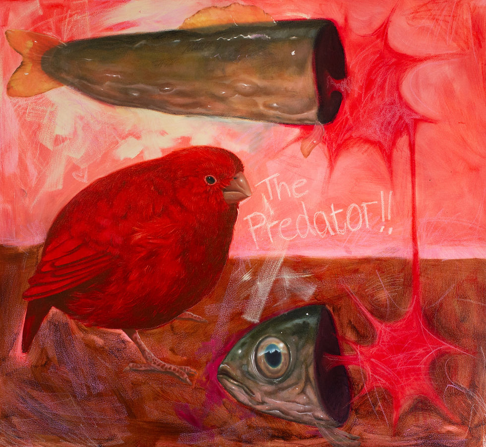 Thumbnail: 'The Predator!!'original painting