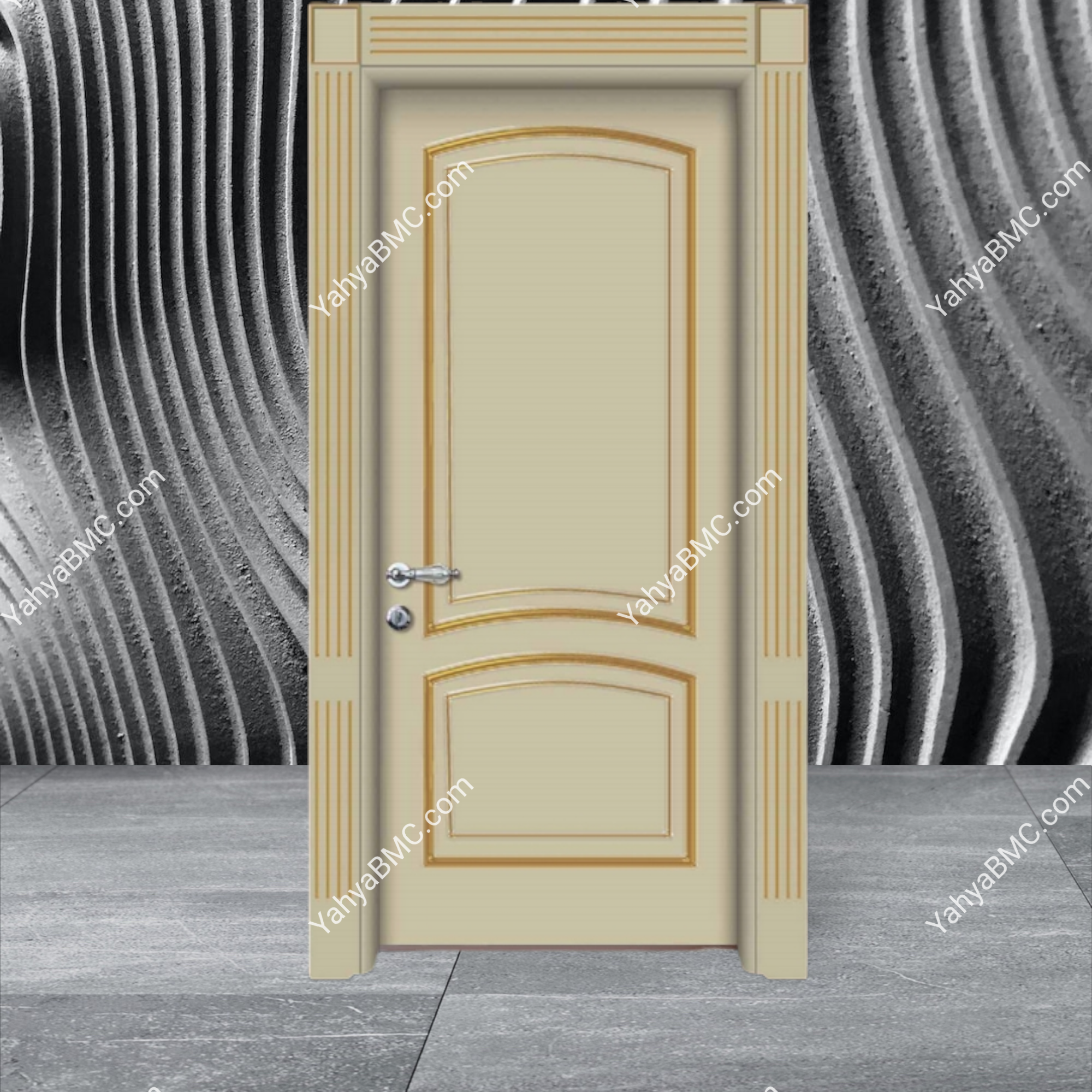 YahyaBMC Embossed Lacquer Door