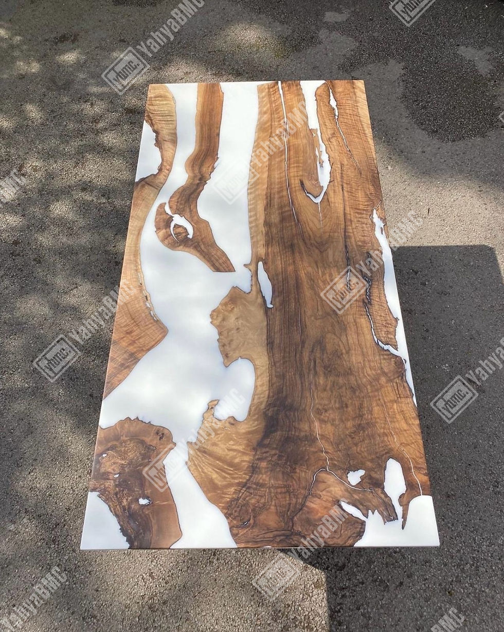 Thumbnail: Resin & Wood Dining Table