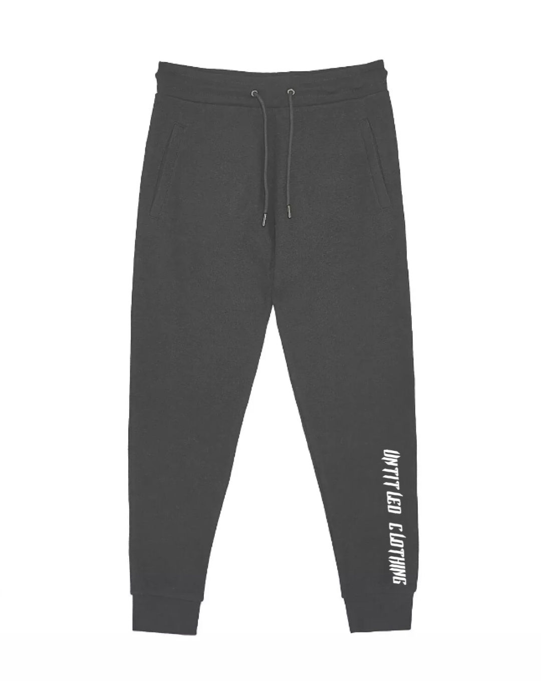 Grey Leg Print Joggers