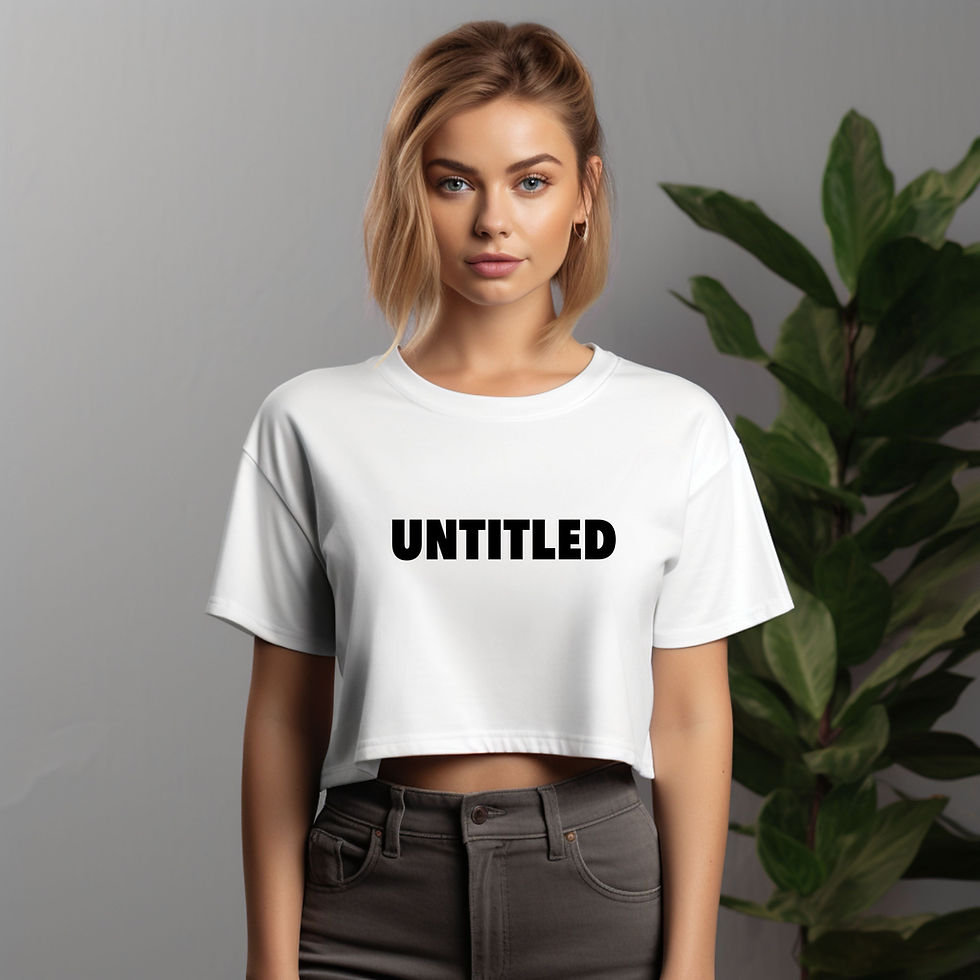 Thumbnail: UNTITLED Crop Short Tee Top Women