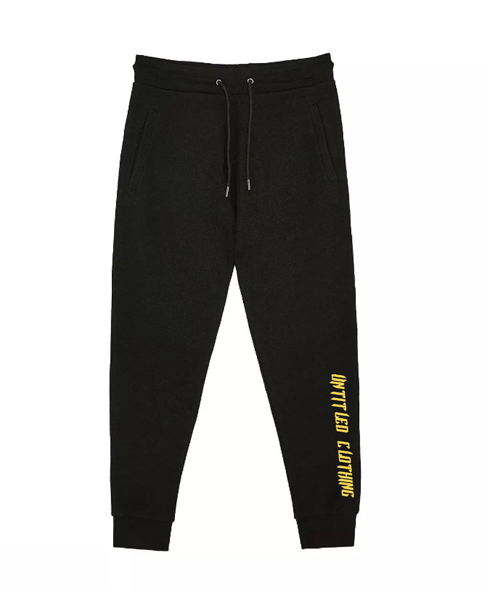 Thumbnail: Black Leg Print Joggers