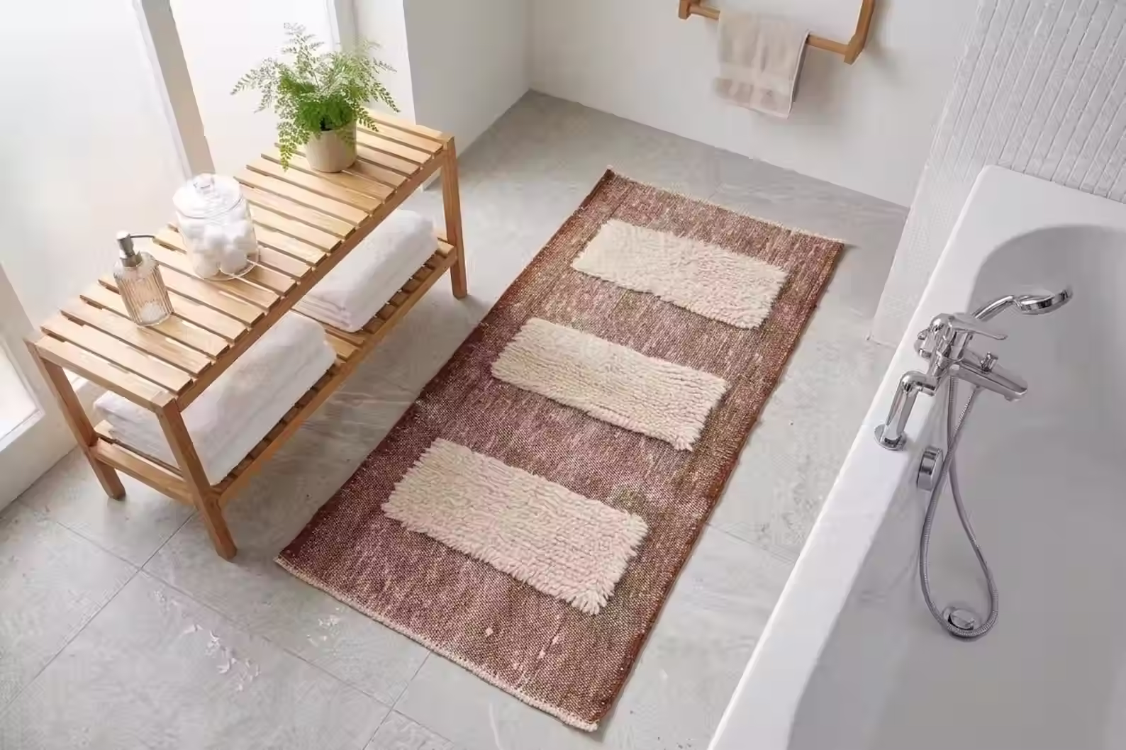 Soft Textured Woven Rug for Home