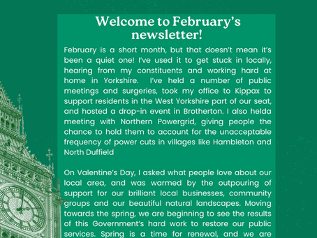 February 2025 Newsletter