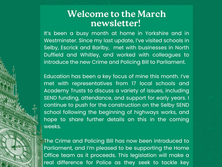 March 2025 Newsletter