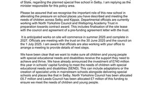 Keir Mather MP provides welcome SEND school update