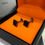 Miniatura: Abotoadura Stingray Preta
