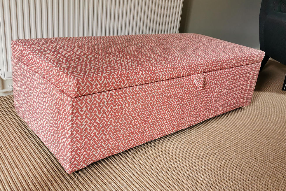 Recovered ottoman