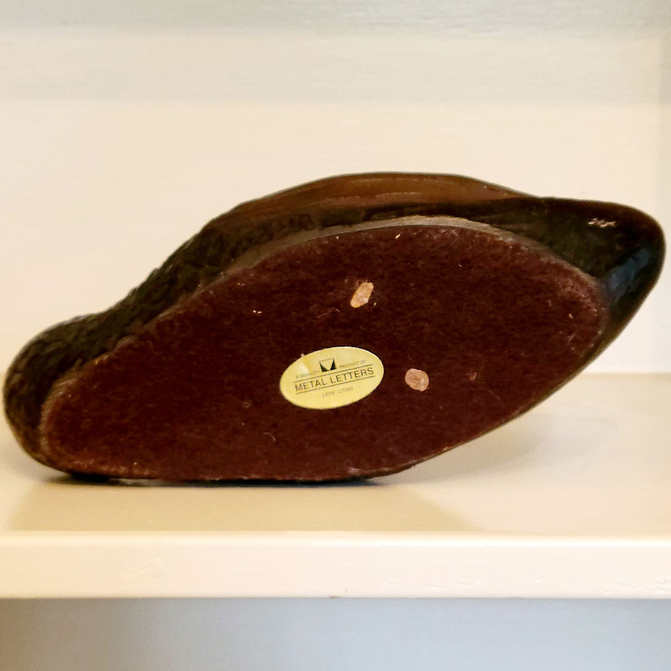 Thumbnail: Vintage Metal Letters Foundry Lehi Utah Bronze Goose