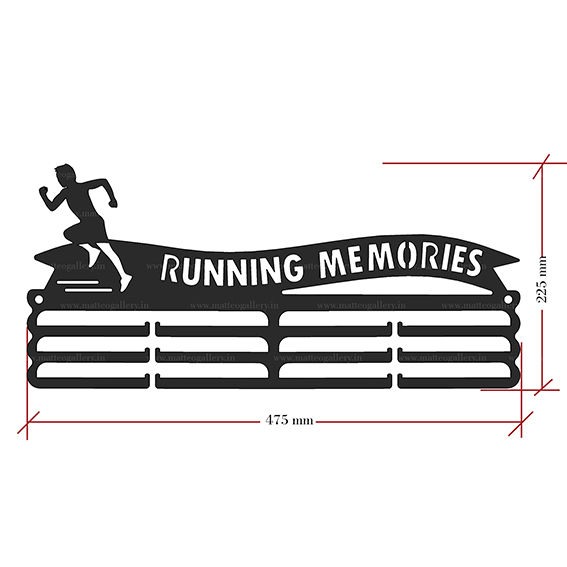 Thumbnail: Running Memories Medal Hanger