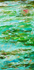 Cascade 30" x 60" oil $2,950
