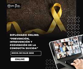 Diplomado ONLINE: Prevención, Intervención y Posvención de la Conducta Suicida