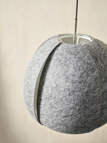 - Vintergata—a modern ceiling lamp by Gustav Carlberg, crafted from pressed felt for a soft, sculptural aesthetic that enhances contemporary interiors.