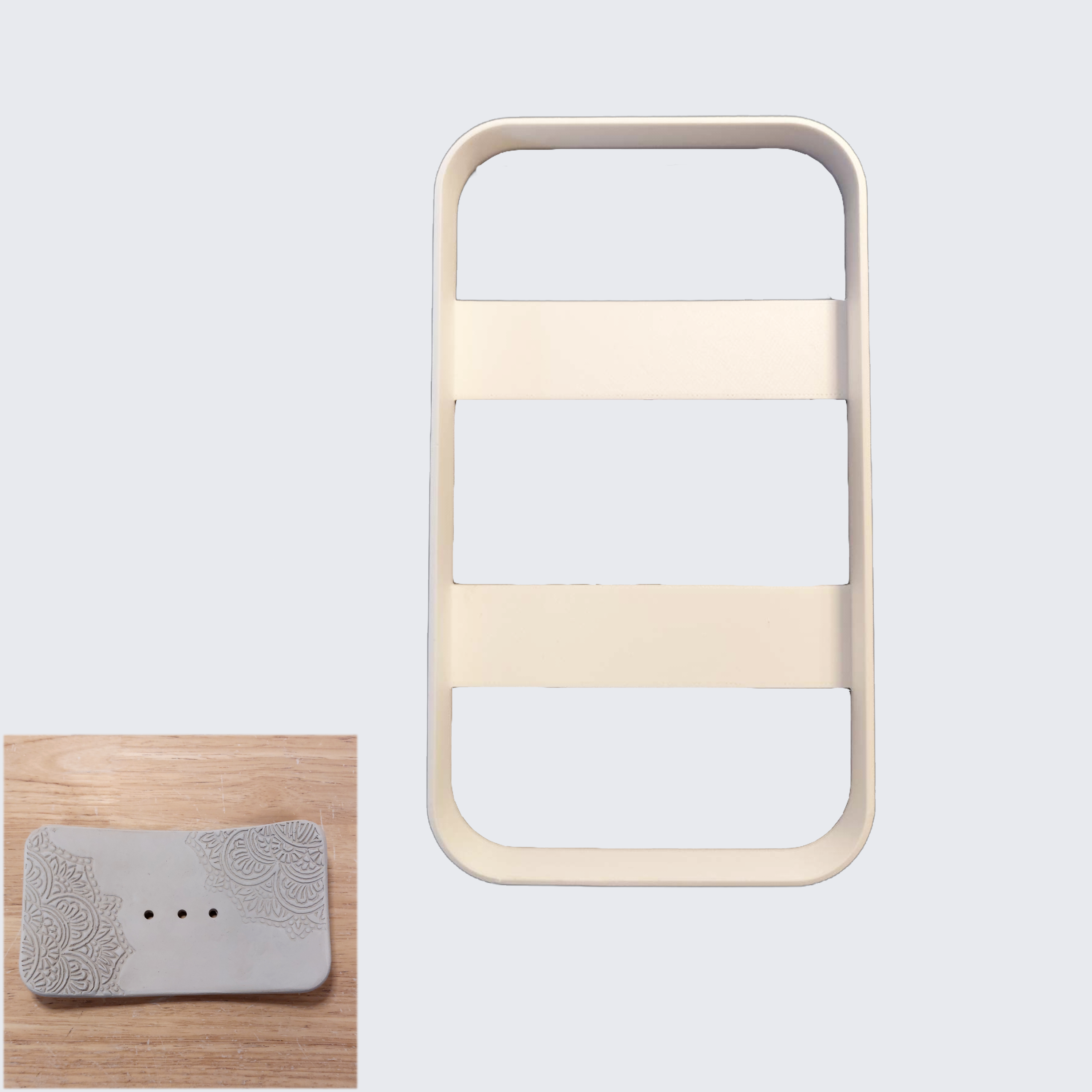 Umrisshelfer - Seifenschale lang