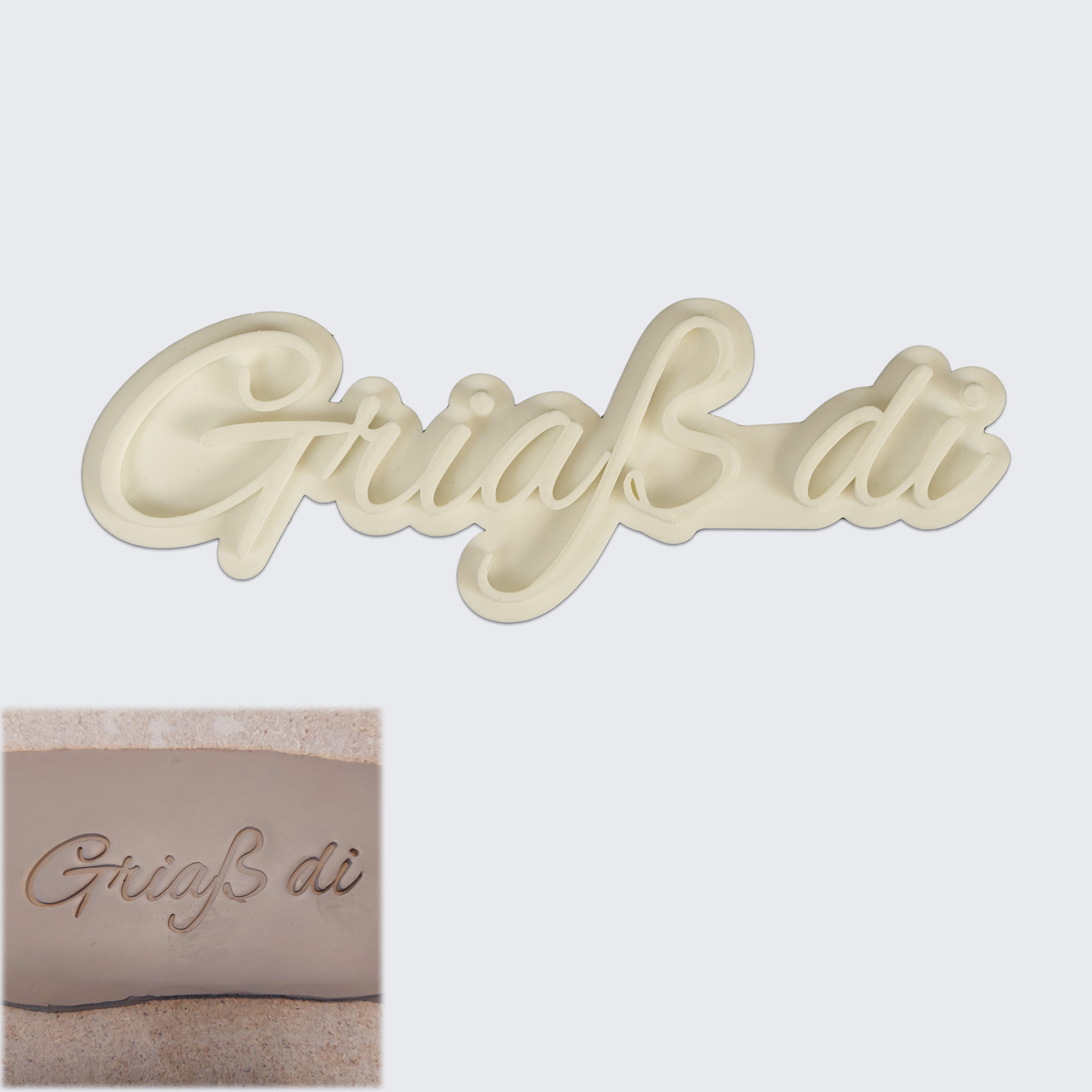 Griaß di - Töpferstempel