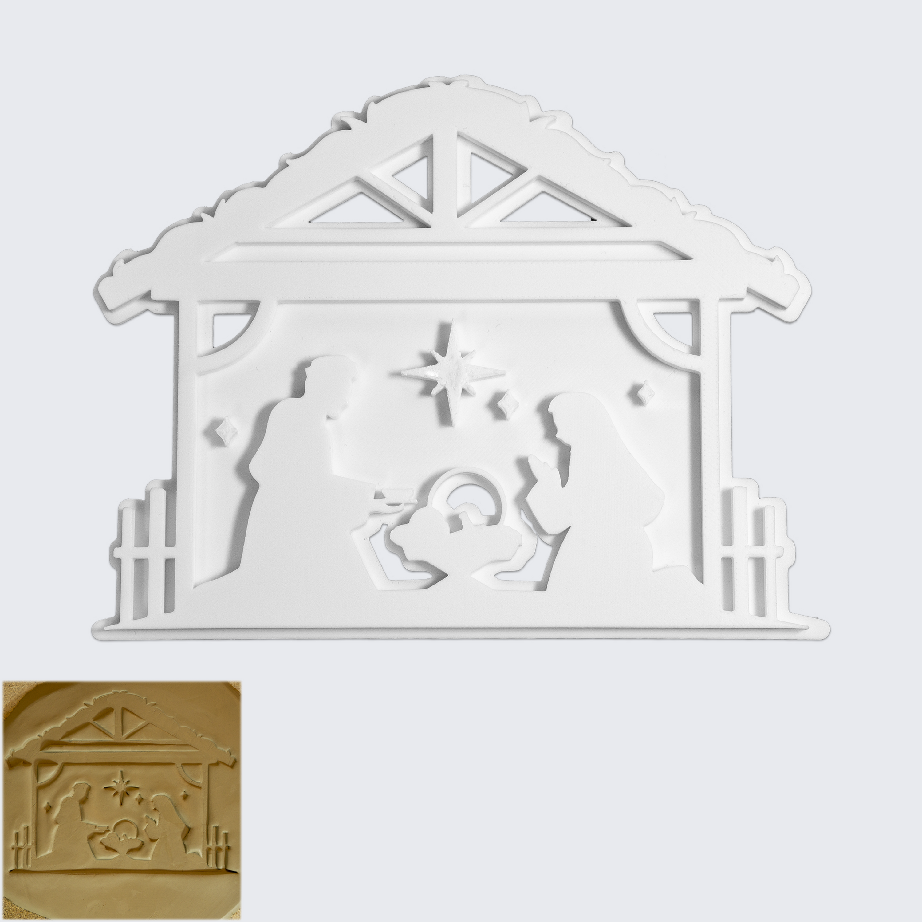Krippenszene - Töpferstempel