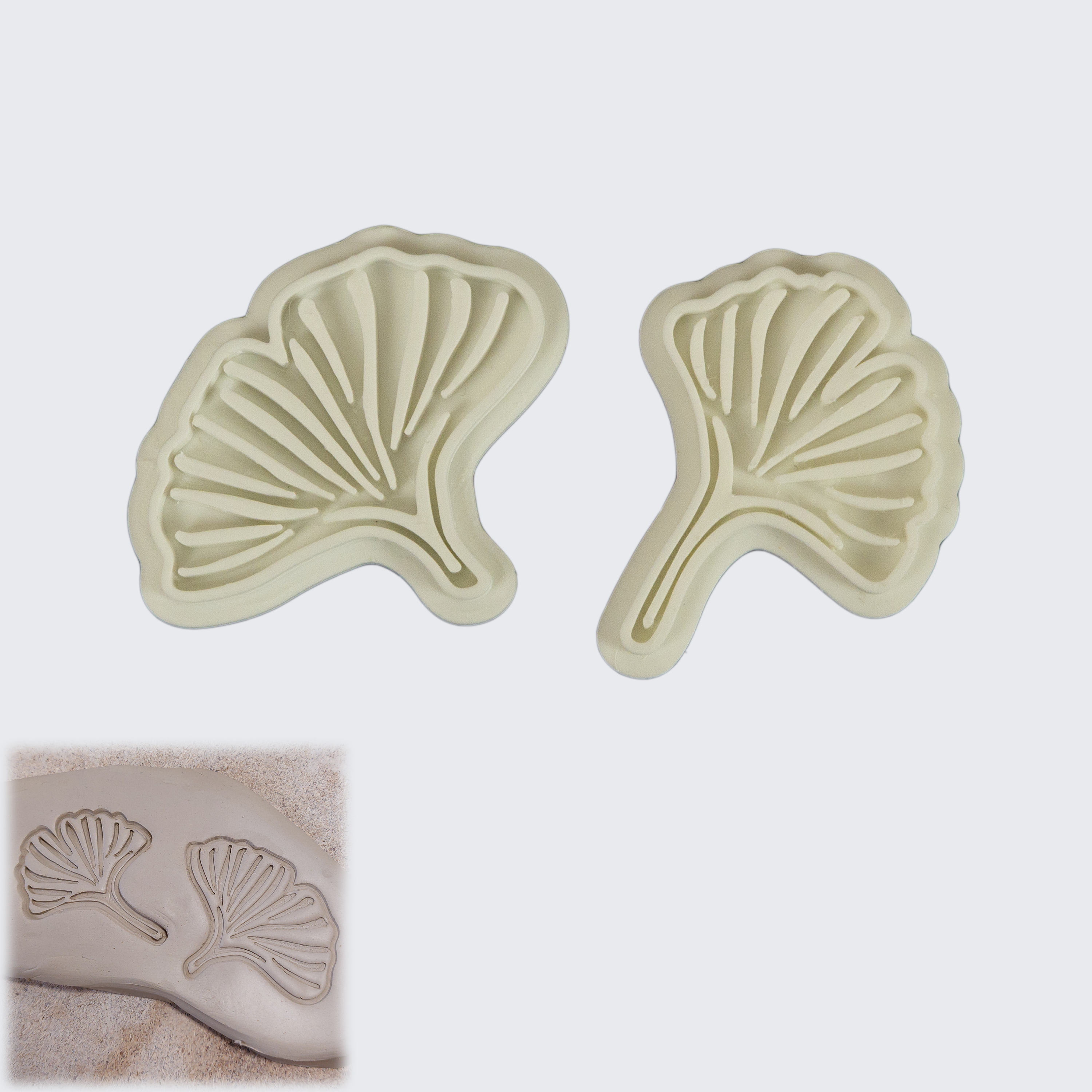 Ginkgoblatt Klein - Töpferstempelset