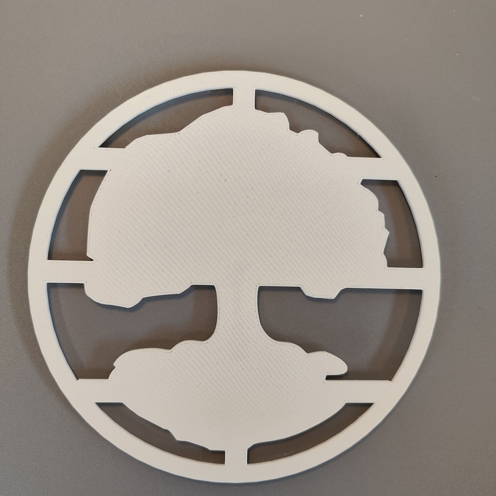 Miniaturbild: Lebensbaum mit Ring - Töpferstempel - "B-Ware"