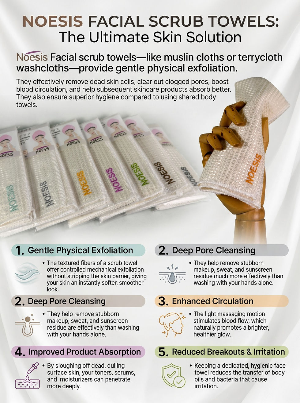 Thumbnail: Bamboo Exfoliating Face Towel