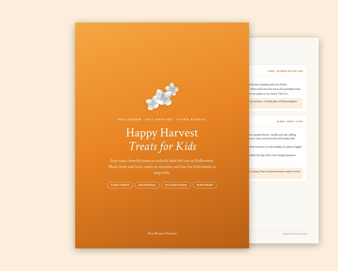 Free Happy Harvest Treats for Kids