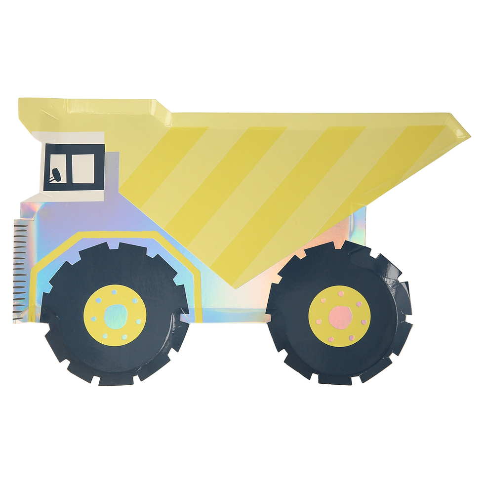 Meri Meri Dumper Truck Plates
