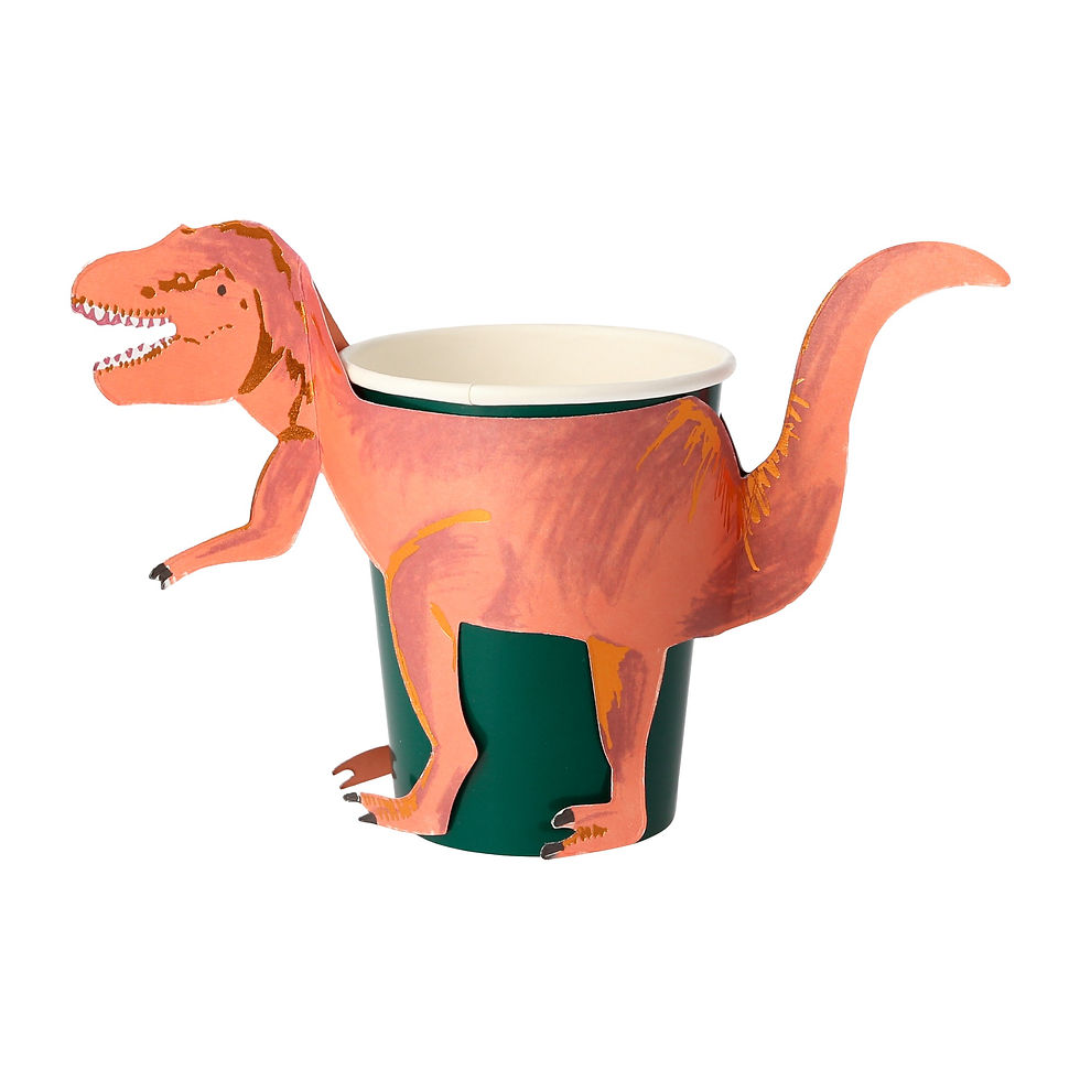 Meri Meri T-Rex Party Cups (x 8)