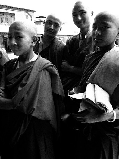 India monks bnw.JPG