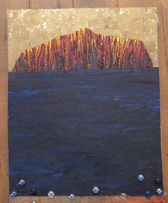 Uluru. sun down. Oil and Leaf.jpg