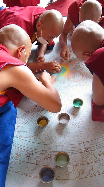 India monks researching.JPG
