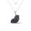 Thumbnail: Midnight Kiss: Black Diamond Lips Pendant