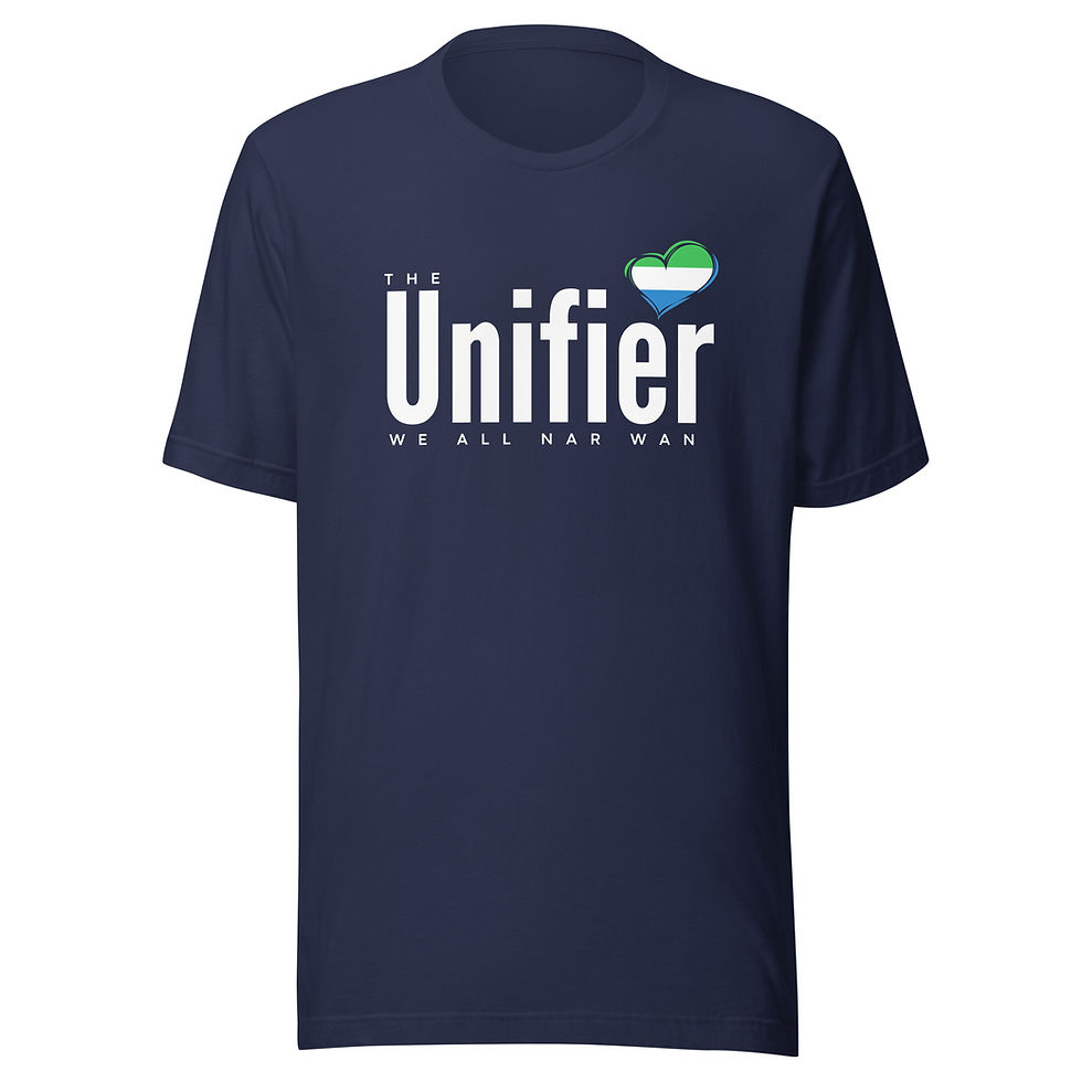Thumbnail: The Unifier Sierra Leone Unisex t-shirt